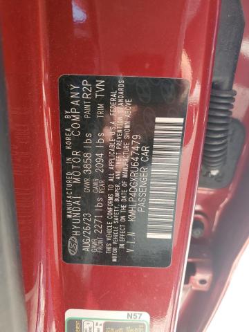 Photo 12 VIN: KMHLP4DGXRU647479 - HYUNDAI ELANTRA LI 