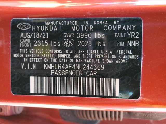 Photo 9 VIN: KMHLR4AF4NU244369 - HYUNDAI ELANTRA N 