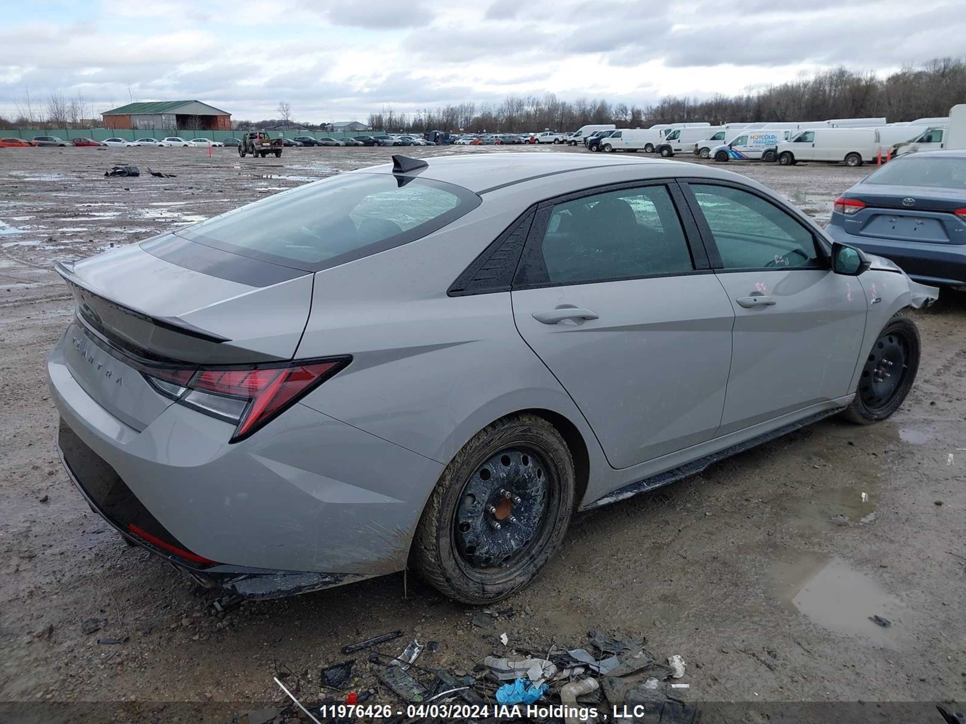 Photo 3 VIN: KMHLR4AF7MU148105 - HYUNDAI ELANTRA 