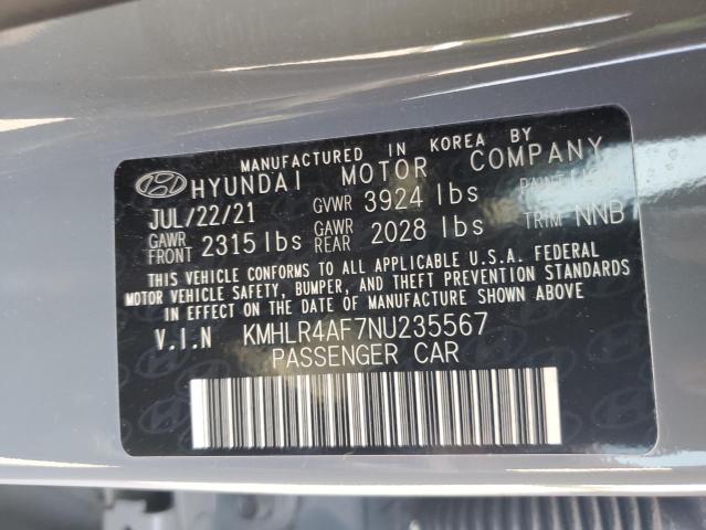 Photo 11 VIN: KMHLR4AF7NU235567 - HYUNDAI ELANTRA N 