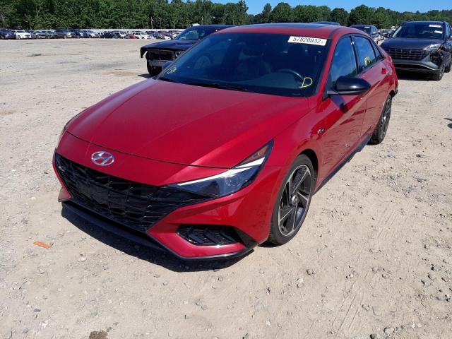 Photo 1 VIN: KMHLR4AF7NU287846 - HYUNDAI ELANTRA N 