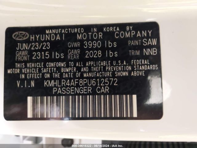 Photo 8 VIN: KMHLR4AF8PU612572 - HYUNDAI ELANTRA 