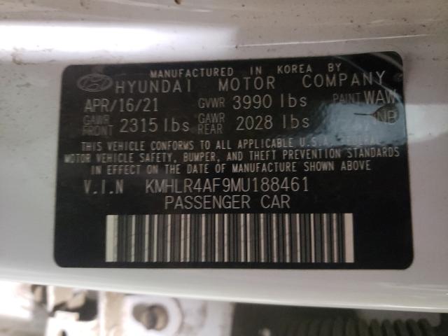 Photo 9 VIN: KMHLR4AF9MU188461 - HYUNDAI ELANTRA N 