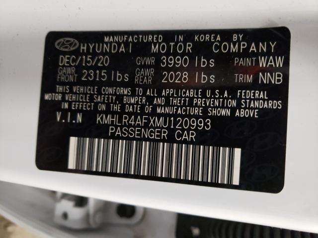 Photo 9 VIN: KMHLR4AFXMU120993 - HYUNDAI ELANTRA N 