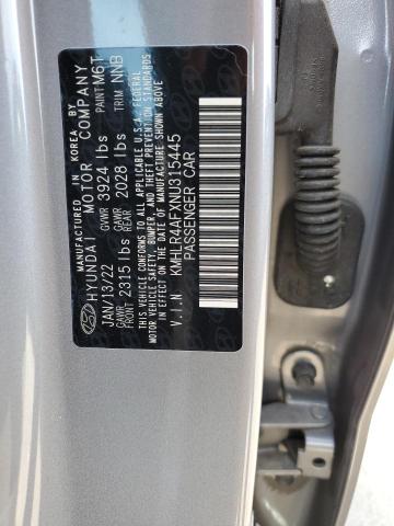 Photo 9 VIN: KMHLR4AFXNU315445 - HYUNDAI ELANTRA N 