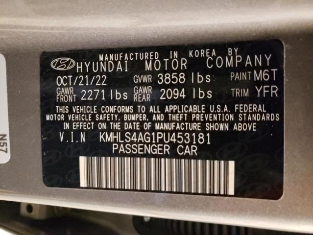 Photo 11 VIN: KMHLS4AG1PU453181 - HYUNDAI ELANTRA SE 