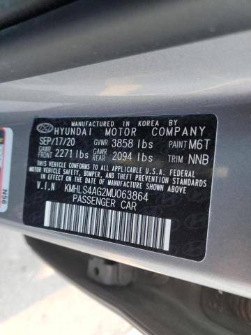 Photo 11 VIN: KMHLS4AG2MU063864 - HYUNDAI ELANTRA SE 