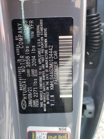 Photo 9 VIN: KMHLS4AG3MU134442 - HYUNDAI ELANTRA SE 