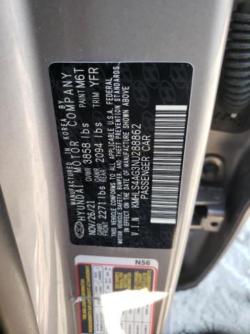 Photo 12 VIN: KMHLS4AG3NU288862 - HYUNDAI ELANTRA SE 