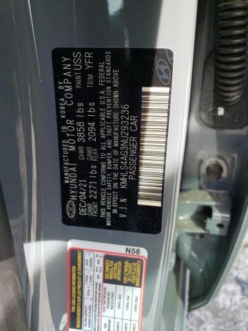 Photo 12 VIN: KMHLS4AG3NU293236 - HYUNDAI ELANTRA SE 