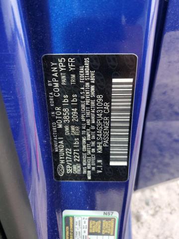 Photo 12 VIN: KMHLS4AG3PU431098 - HYUNDAI ELANTRA SE 