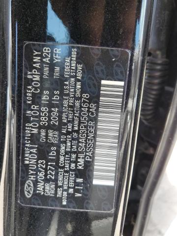 Photo 11 VIN: KMHLS4AG3PU504678 - HYUNDAI ELANTRA 