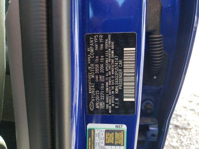 Photo 11 VIN: KMHLS4AG3PU574147 - HYUNDAI ELANTRA SE 