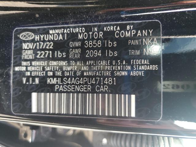 Photo 12 VIN: KMHLS4AG4PU471481 - HYUNDAI ELANTRA 