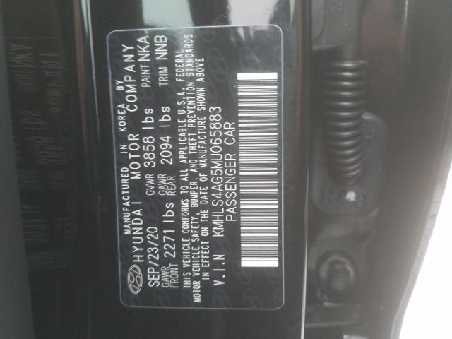 Photo 9 VIN: KMHLS4AG5MU065883 - HYUNDAI ELANTRA SE 