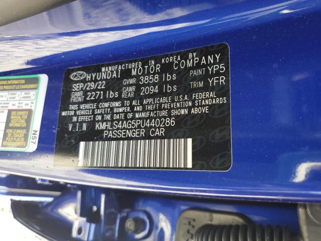 Photo 11 VIN: KMHLS4AG5PU440286 - HYUNDAI ELANTRA SE 