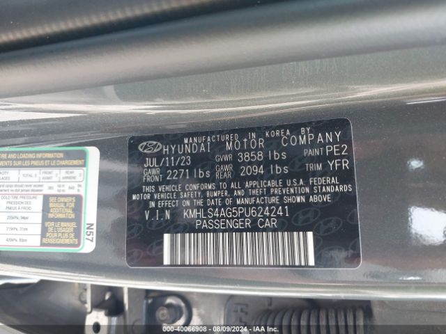 Photo 8 VIN: KMHLS4AG5PU624241 - HYUNDAI ELANTRA 