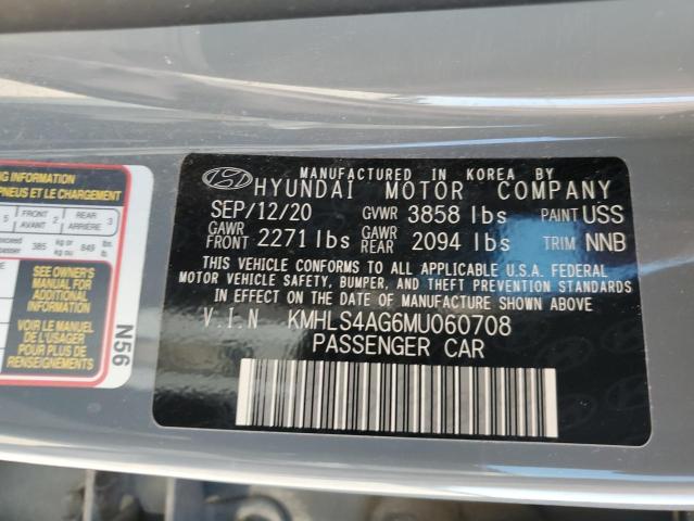 Photo 11 VIN: KMHLS4AG6MU060708 - HYUNDAI ELANTRA SE 