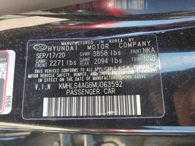 Photo 11 VIN: KMHLS4AG6MU063592 - HYUNDAI ELANTRA 