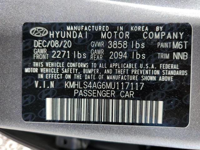 Photo 9 VIN: KMHLS4AG6MU117117 - HYUNDAI ELANTRA SE 