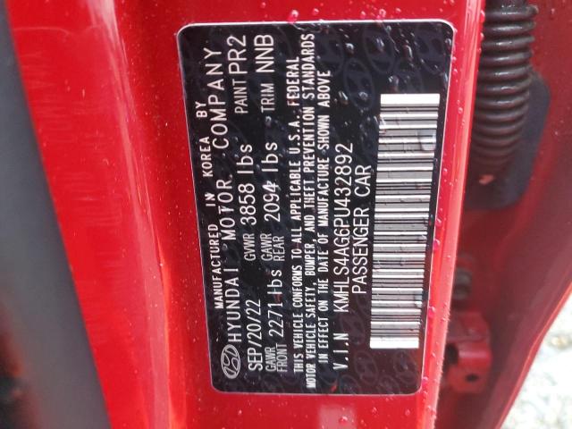 Photo 12 VIN: KMHLS4AG6PU432892 - HYUNDAI ELANTRA SE 