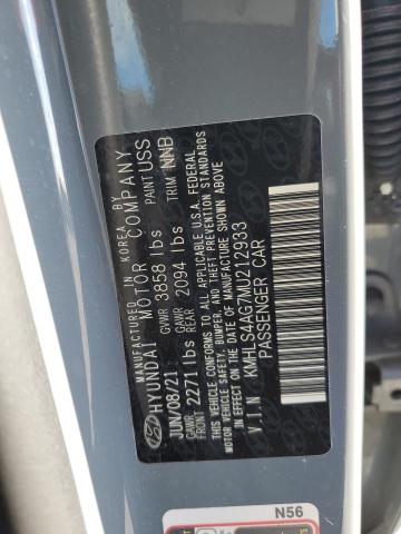 Photo 11 VIN: KMHLS4AG7MU212933 - HYUNDAI ELANTRA 