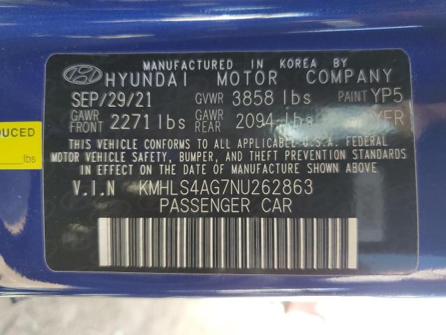 Photo 9 VIN: KMHLS4AG7NU262863 - HYUNDAI ELANTRA SE 