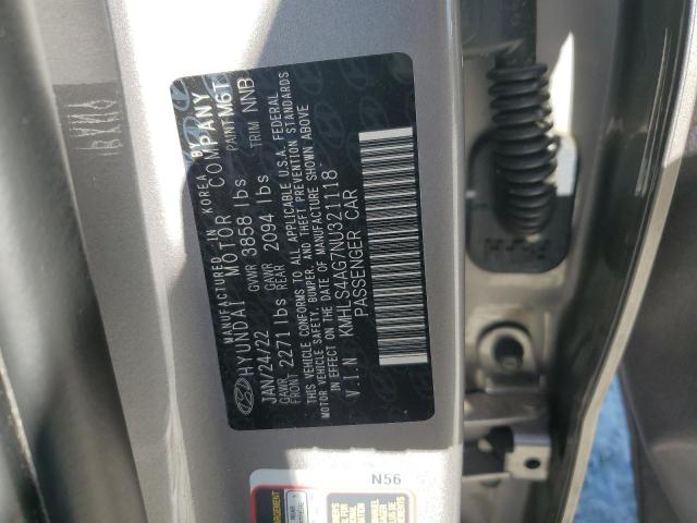 Photo 11 VIN: KMHLS4AG7NU321118 - HYUNDAI ELANTRA SE 