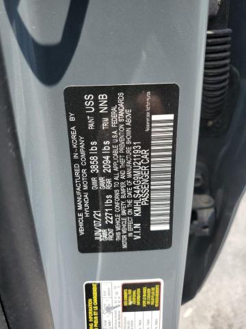 Photo 11 VIN: KMHLS4AG9MU211931 - HYUNDAI ELANTRA SE 