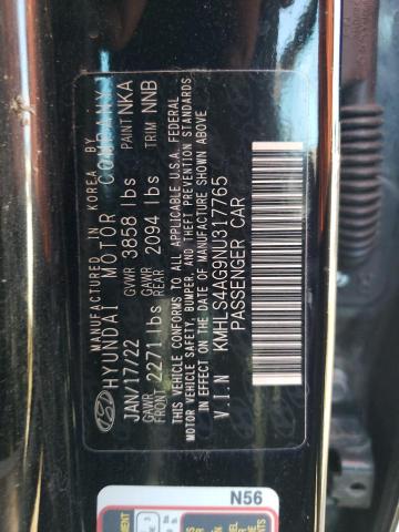 Photo 11 VIN: KMHLS4AG9NU317765 - HYUNDAI ELANTRA SE 