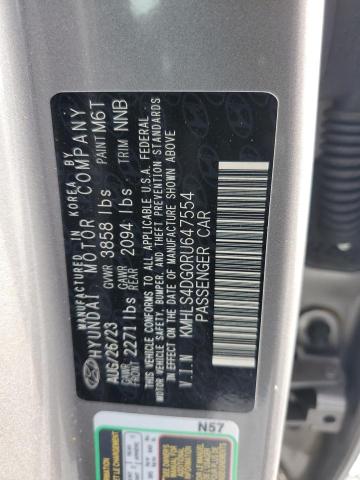 Photo 12 VIN: KMHLS4DG0RU647554 - HYUNDAI ELANTRA SE 