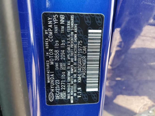 Photo 12 VIN: KMHLS4DG4RU719775 - HYUNDAI ELANTRA SE 