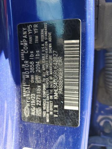 Photo 12 VIN: KMHLS4DG6RU642827 - HYUNDAI ELANTRA 