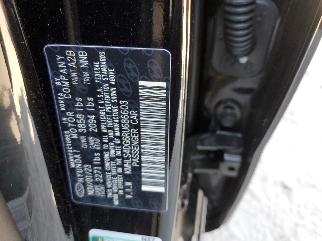 Photo 12 VIN: KMHLS4DG6RU686603 - HYUNDAI ELANTRA 