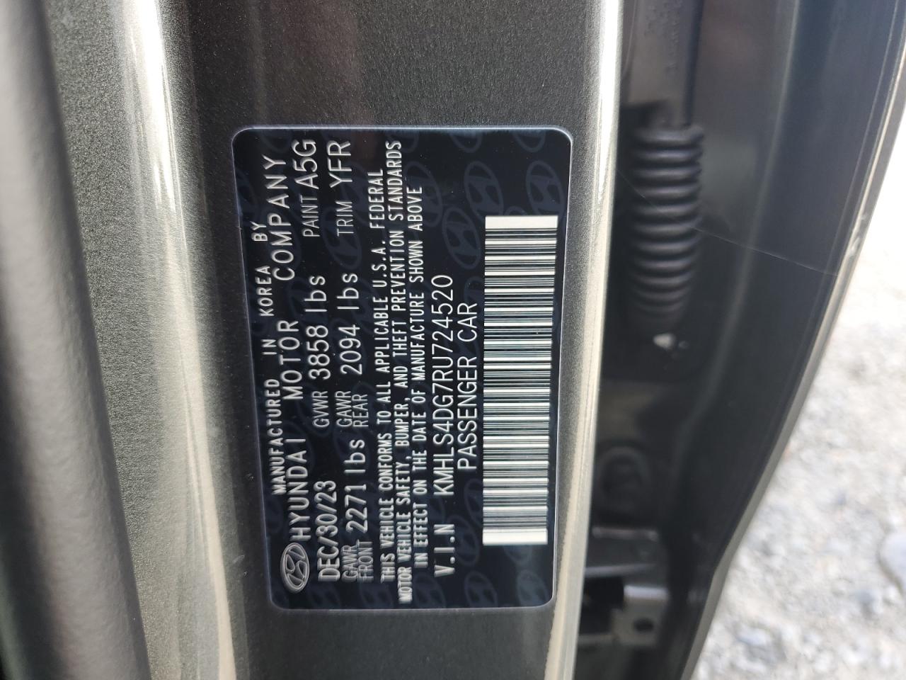 Photo 11 VIN: KMHLS4DG7RU724520 - HYUNDAI ELANTRA 