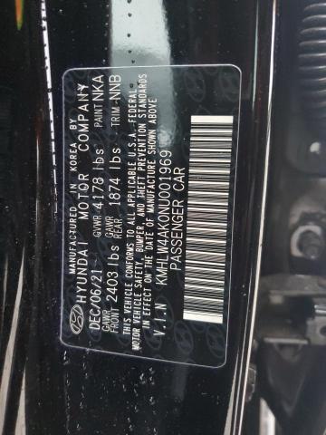 Photo 11 VIN: KMHLW4AK0NU001969 - HYUNDAI ELANTRA 