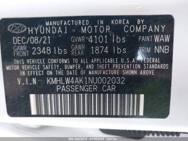 Photo 8 VIN: KMHLW4AK1NU002032 - HYUNDAI ELANTRA N 