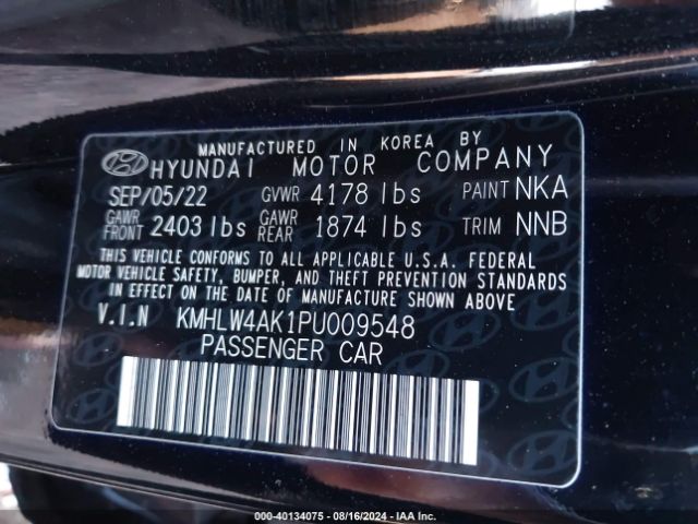 Photo 8 VIN: KMHLW4AK1PU009548 - HYUNDAI ELANTRA N 