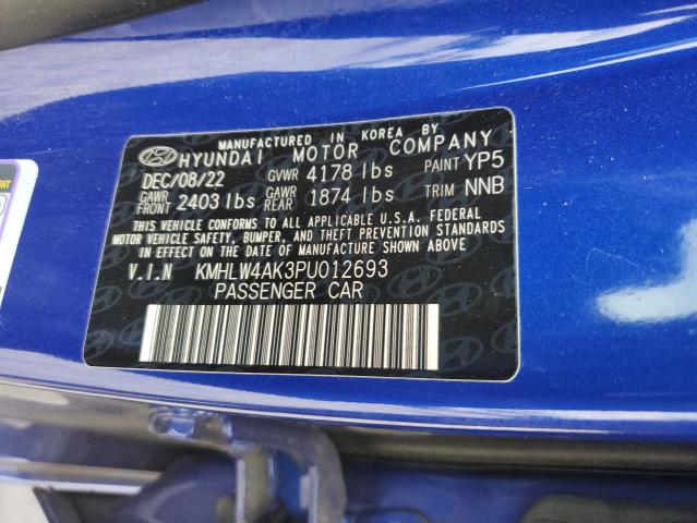 Photo 11 VIN: KMHLW4AK3PU012693 - HYUNDAI ELANTRA N 