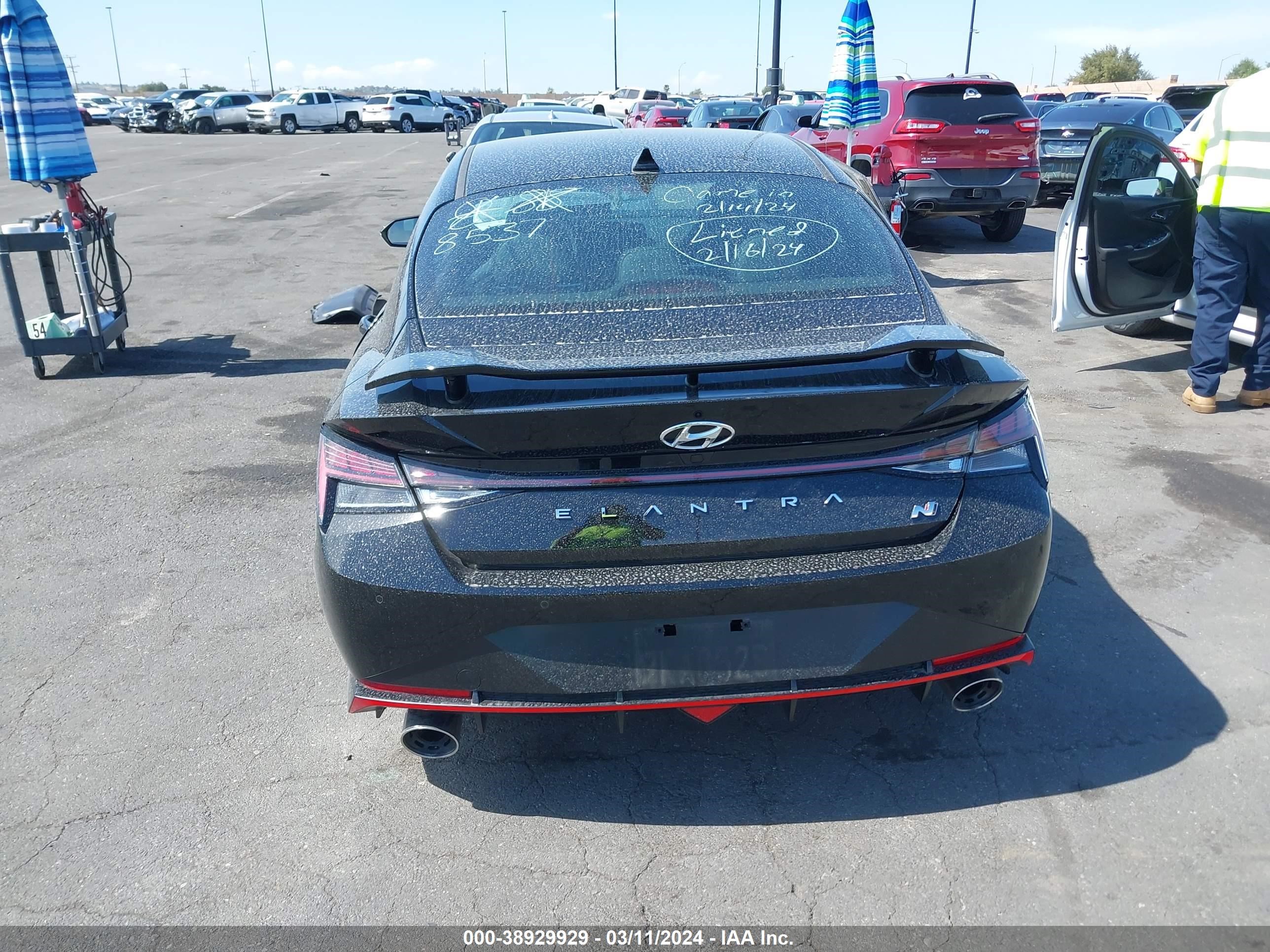 Photo 15 VIN: KMHLW4AK8PU018537 - HYUNDAI ELANTRA N 