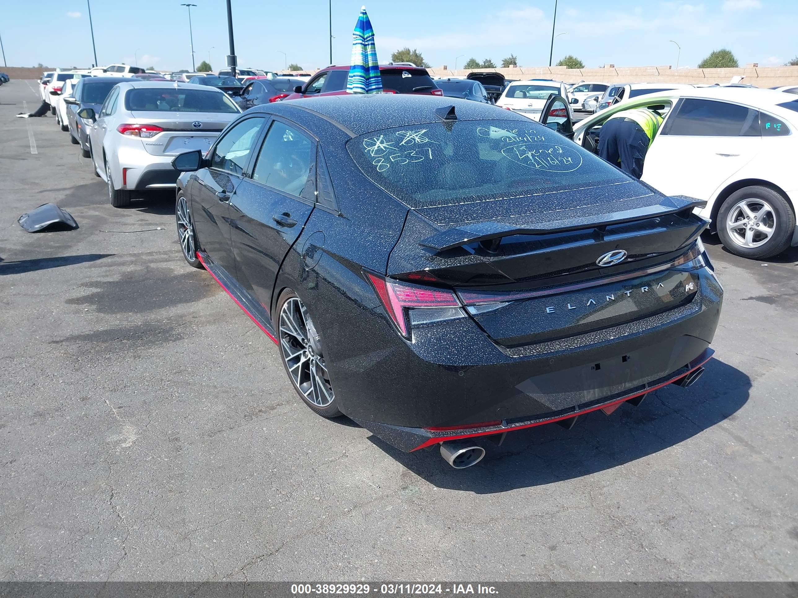 Photo 2 VIN: KMHLW4AK8PU018537 - HYUNDAI ELANTRA N 