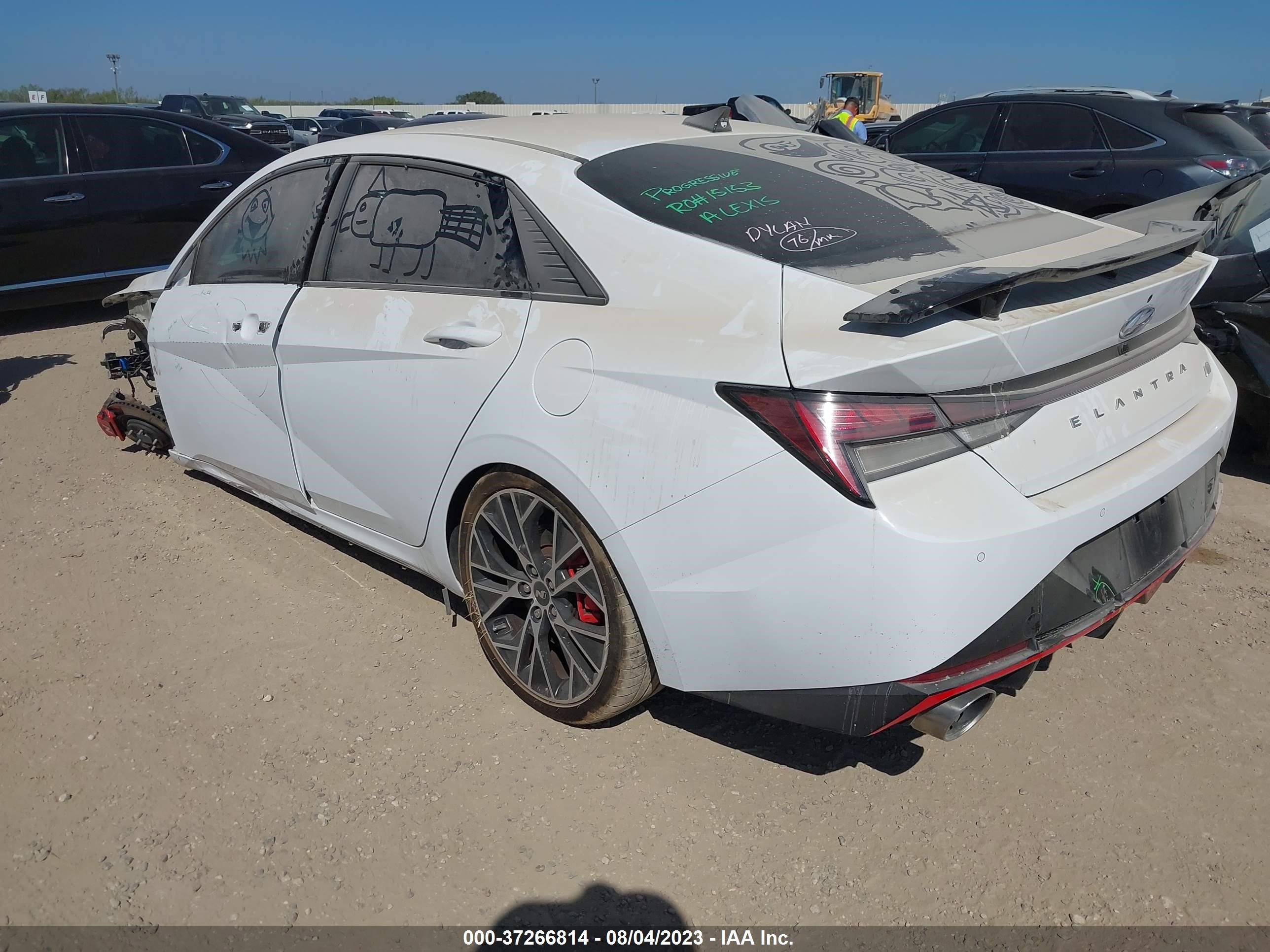 Photo 2 VIN: KMHLW4AK9NU005499 - HYUNDAI ELANTRA N 