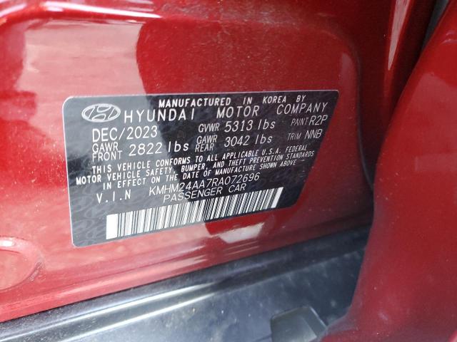 Photo 12 VIN: KMHM24AA7RA072696 - HYUNDAI IONIQ 6 SE 