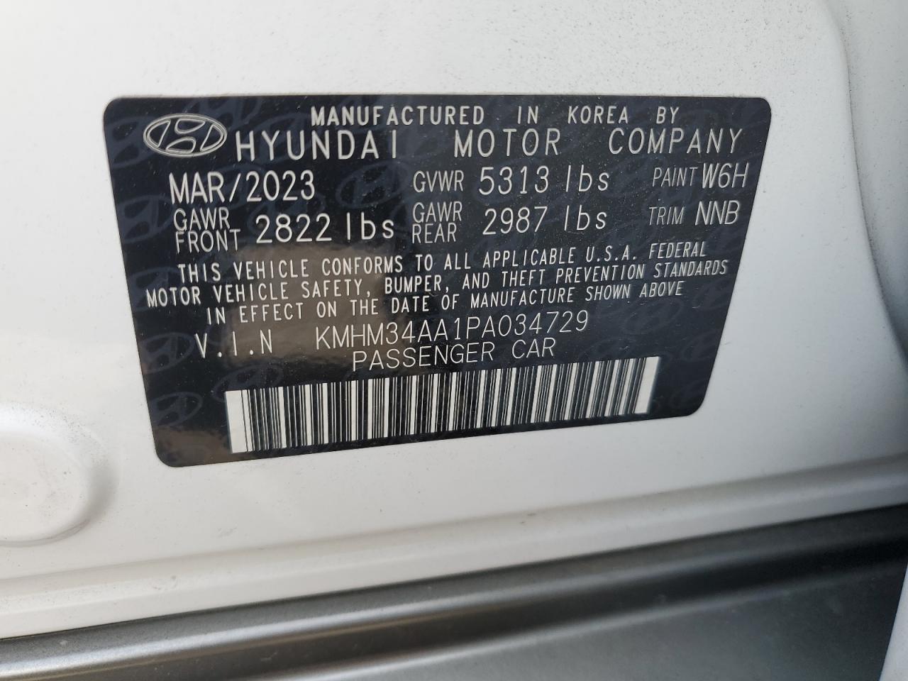 Photo 11 VIN: KMHM34AA1PA034729 - HYUNDAI IONIQ 6 