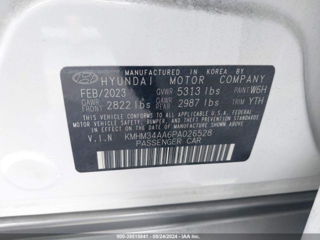 Photo 8 VIN: KMHM34AA6PA026528 - HYUNDAI IONIQ 6 