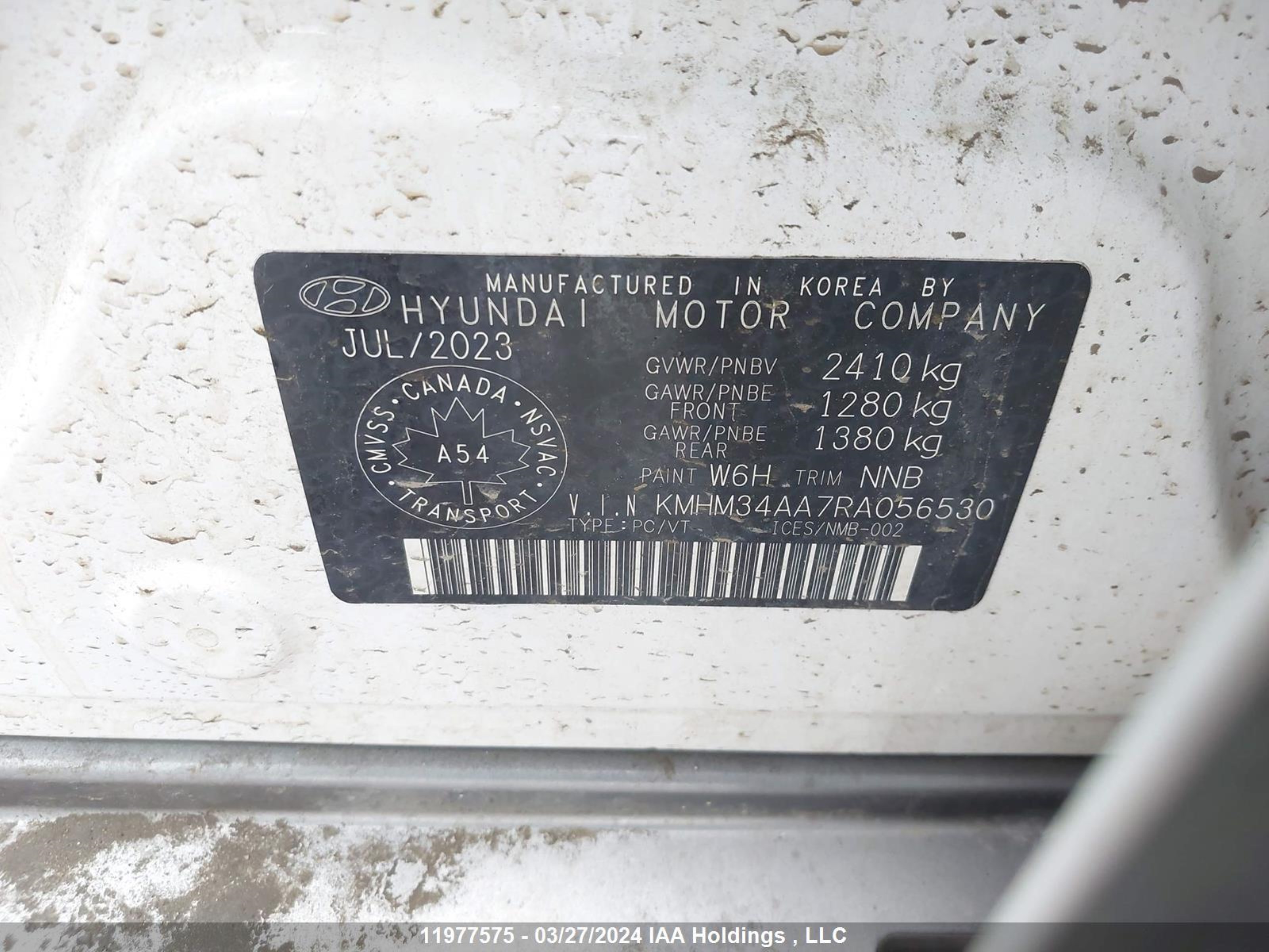 Photo 8 VIN: KMHM34AA7RA056530 - HYUNDAI IONIQ 