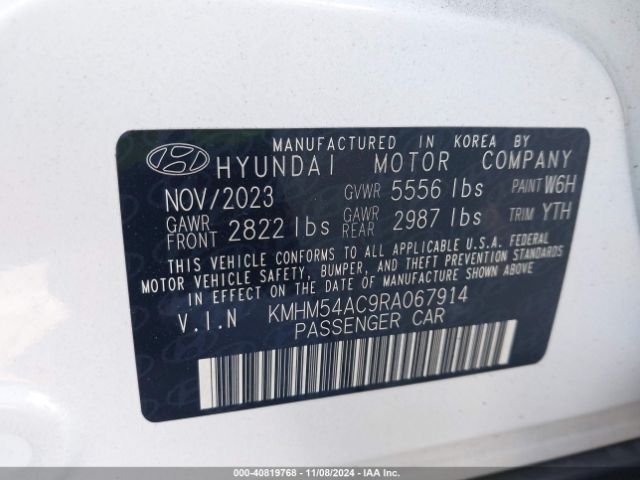 Photo 8 VIN: KMHM54AC9RA067914 - HYUNDAI IONIQ 6 