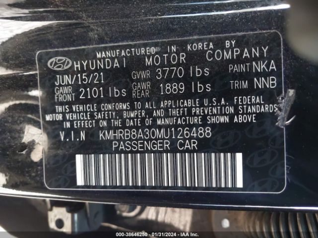 Photo 8 VIN: KMHRB8A30MU126488 - HYUNDAI VENUE 