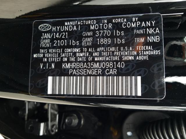 Photo 9 VIN: KMHRB8A35MU098140 - HYUNDAI VENUE SE 