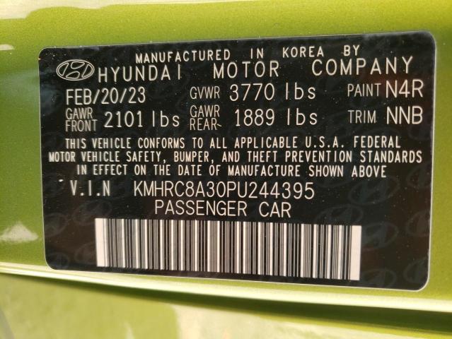 Photo 12 VIN: KMHRC8A30PU244395 - HYUNDAI VENUE SEL 